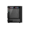 Gabinete Gamer XYZ AIRONE 100 Mesh Black, 6x 120/140mm A-RGB Fan, USB 3.0, ATX