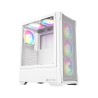 Gabinete Gamer XYZ AIRONE 300-X MESH, ATX, Panel Malla, 6 Ventiladores ARGB, Blanco