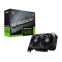 Tarjeta Grafica MSI GeForce RTX 5060 Shadow 2x OC GDDR7 Negra
