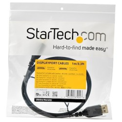 Cable DisplayPort 1.4 de 1m con Certificación VESA