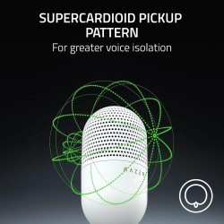 Microfono Razer Seiren V3 Mini White Edition