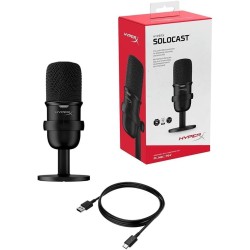 Micrófono de condensador USB HyperX SoloCast – PC, PS4 y Mac