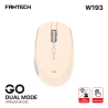 Mouse W193 GO Dual Mode Beige Mouse inalámbrico