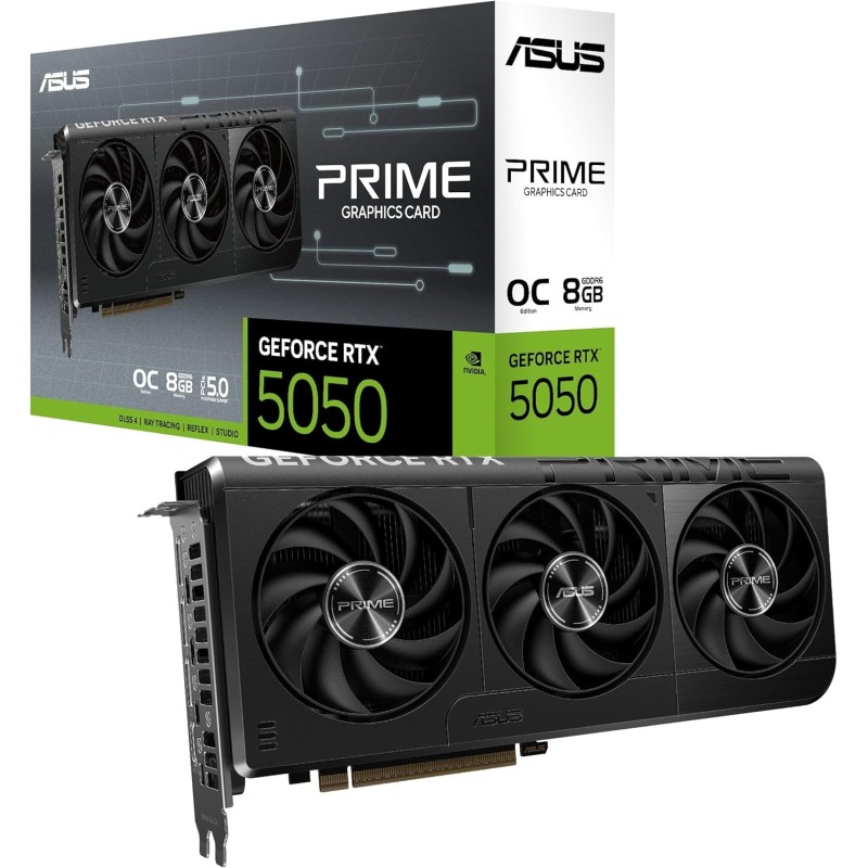 Tarjeta Grafica ASUS Prime GeForce RTX 5050 8GB GDDR6 OC Edition