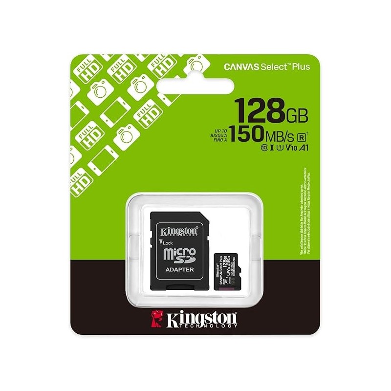 Kingston 128GB microSD Canvas Select Plus Gen