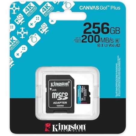 Kingston 256GB microSD Canvas Go Plus 200MB/S