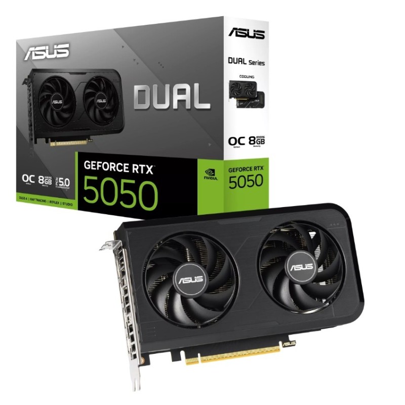 Tarjeta de Video ASUS Dual GeForce RTX 5050 8GB GDDR6 OC Edition