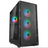 Gabinete - Cougar Airface Pure RGB Negro - ATX - Incluye 4 Fan 3 x 120 mm RGB frontales y 1 fan RGB posterior