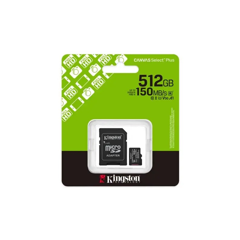 Memoria 512GB microSDXC Canvas Select Plus