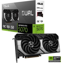 Tarjeta de Video ASUS Dual GeForce RTX 5070 12GB GDDR7 OC Edition