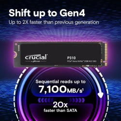 Disco SSD Crucial P310 Nvme Gen 4 500 GB