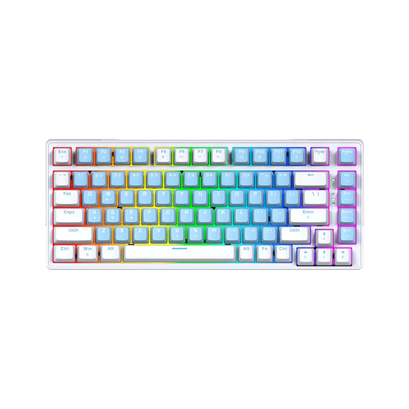 Teclado ATOM X63 MK611 AME Edition White Switch Rosie