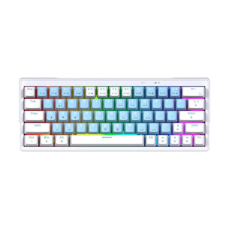 Teclado ATOM X63 MK611 AME Edition Blue - Switch Rose