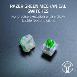 Teclado Razer BlackWidow V4 X Pokémon Edition - Switch Green