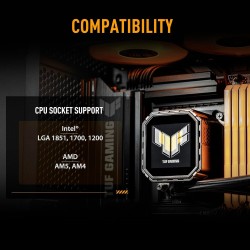 Sistema de Refrigeración Liquida ASUS TUF Gaming LC III 360 ARGB LCD