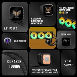 Sistema de Refrigeración Liquida ASUS TUF Gaming LC III 360 ARGB LCD