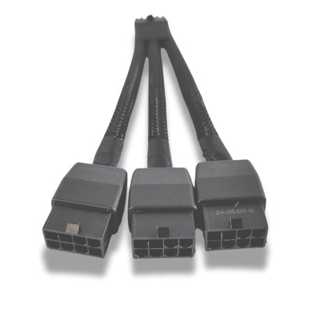 Cable de alimentación de GPU GeForce de 3 x 8 pines a 12+4 pines 12VHPWR