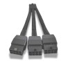 Cable de alimentación de GPU GeForce de 3 x 8 pines a 12+4 pines 12VHPWR