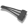 Cable de alimentación de GPU GeForce de 3 x 8 pines a 12+4 pines 12VHPWR