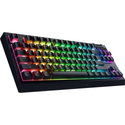 Teclado Gamer Mecanico Razer BlackWidow V4 Tenkeyless HyperSpeed Layout Español inalámbrico RGB Switch Orange