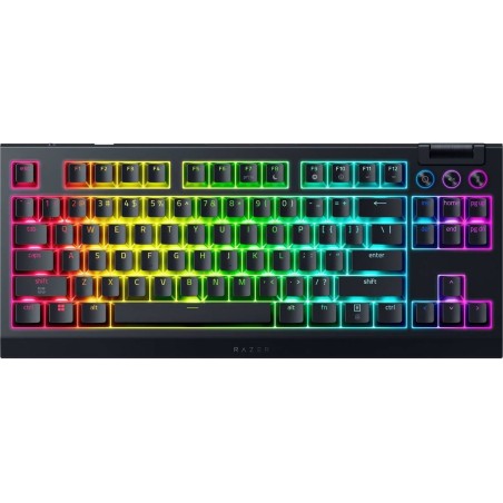 Teclado Gamer Mecanico Razer BlackWidow V4 Tenkeyless HyperSpeed Layout Español inalámbrico RGB Switch Orange