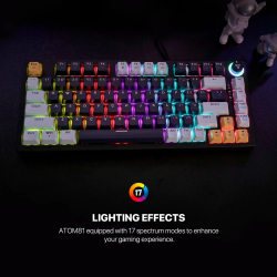 Taclado Fantech MK875V2 ATOM81 Sky Blue switch azul