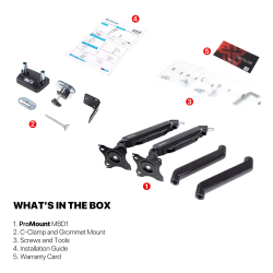 Soporte Monitor Double Arm WorkStation