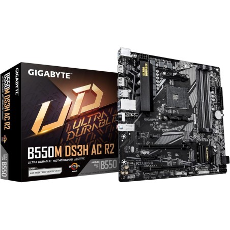Placa Madre GIGABYTE B550M DS3H AC R2 AM4