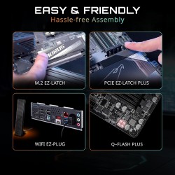 Placa Madre GIGABYTE B850M AORUS Elite WIFI6E ICE AM5