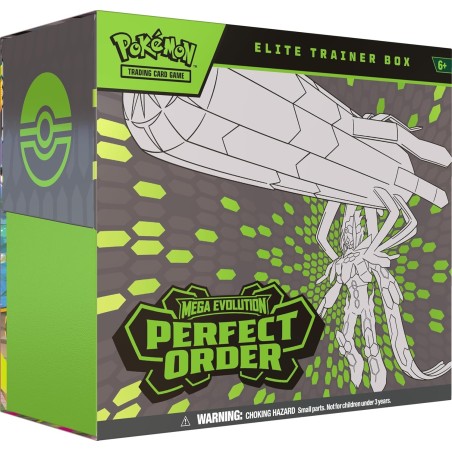 Pokémon Trading Card Game: Mega Evolution Perfect Order Elite Trainer Box INGLES