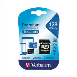 Memoria Micro SD VERBATIM 128 GB CLASS10