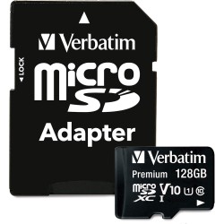 Memoria Micro SD VERBATIM 128 GB CLASS10