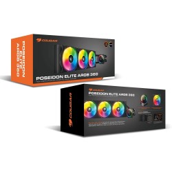 Kit Watercooling AIO Cougar Poseidon Elite RGB - 360mm (Noir)