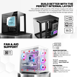 Gabinete Fantech CG85 Lumina RGB