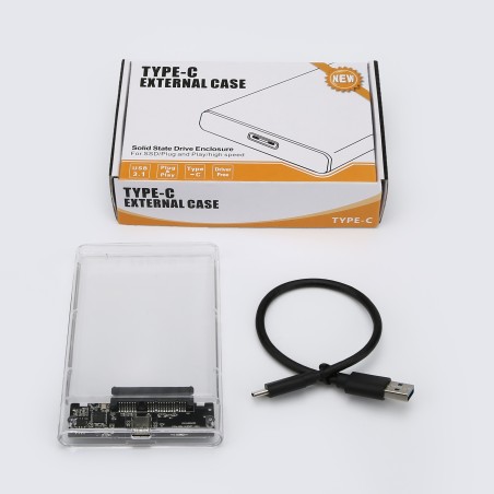 Carcasa de HDD 2,5 pulgada - USB 3,1 tipo C
