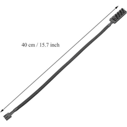 Splitter Fans Hub 4 / 3pin 0.40 mt