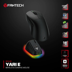 Mouse inalámbrico WG14E YARI E Black