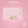 Teclado Razer Ornata V3 TKL - edicion Pokémon Pikachu y Eevee